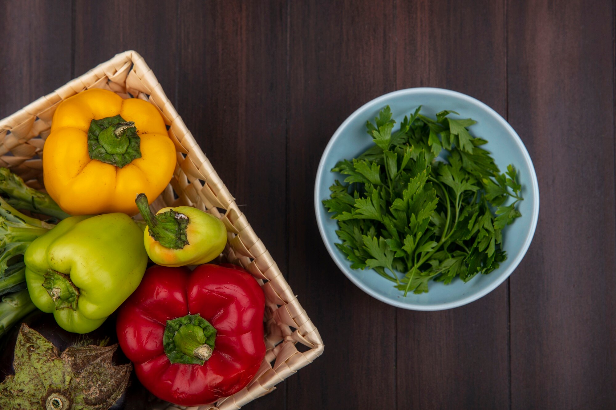 Pemotongan sayur bersih